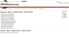 Desktop Screenshot of biblequizzer.org