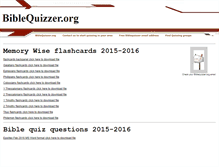 Tablet Screenshot of biblequizzer.org